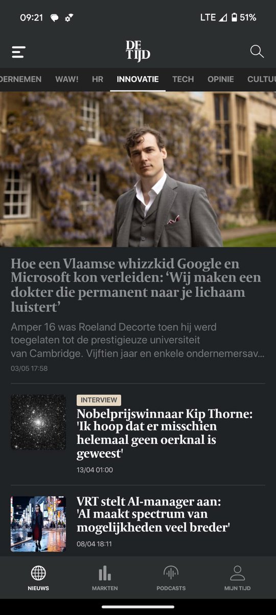 Honoured by the full-page feature (on p.4) in the Belgian Financial Times (De Tijd <a href="/tijd/">De Tijd</a>), written by Belgium's primary business &amp; tech journalist Wim De Preter. The article talks about the whole journey in setting up DFI, from beginning to present day. tiny.cc/13q3yz
