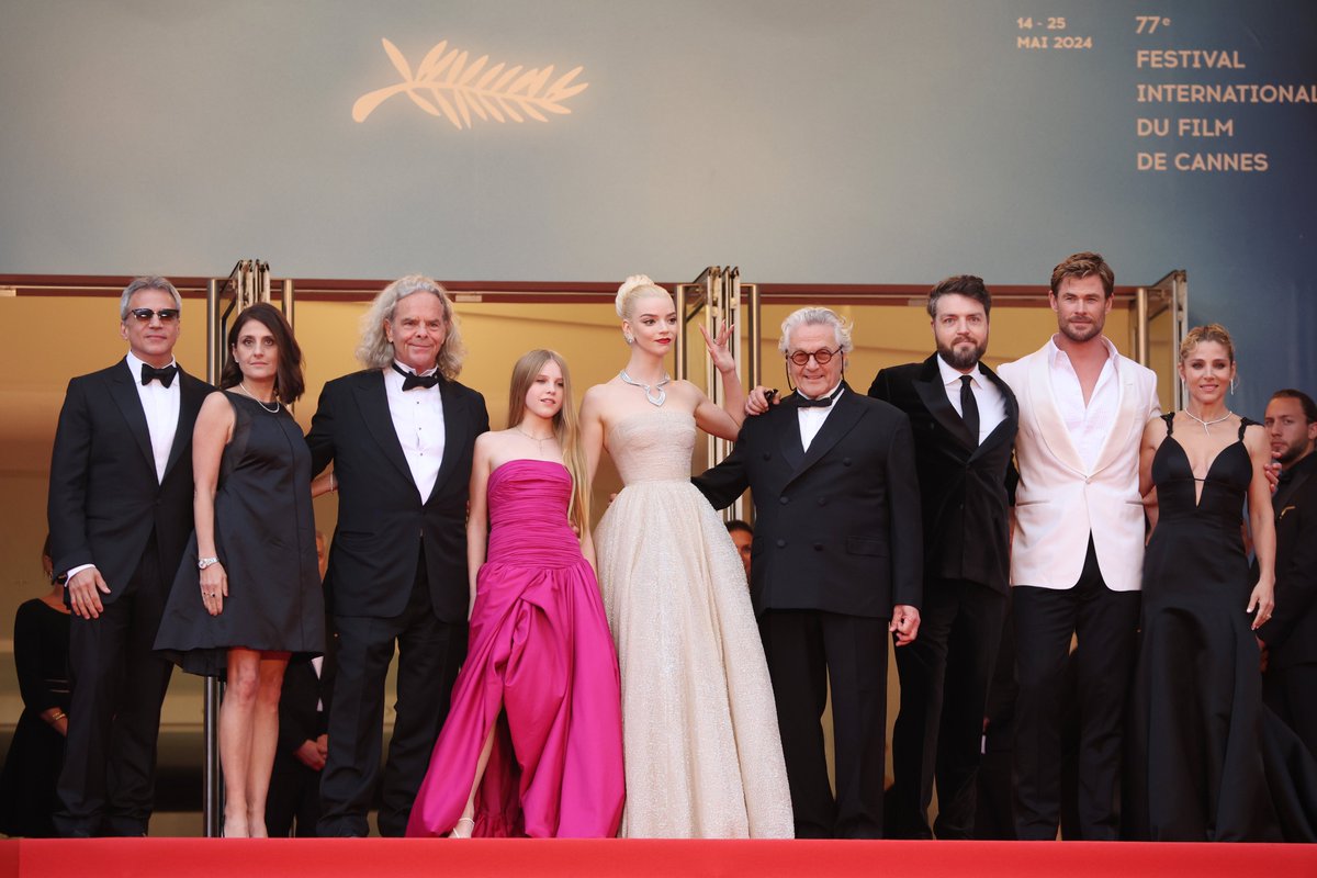 The ‘Furiosa’ team has reached the summit #Cannes2024 📸 Getty