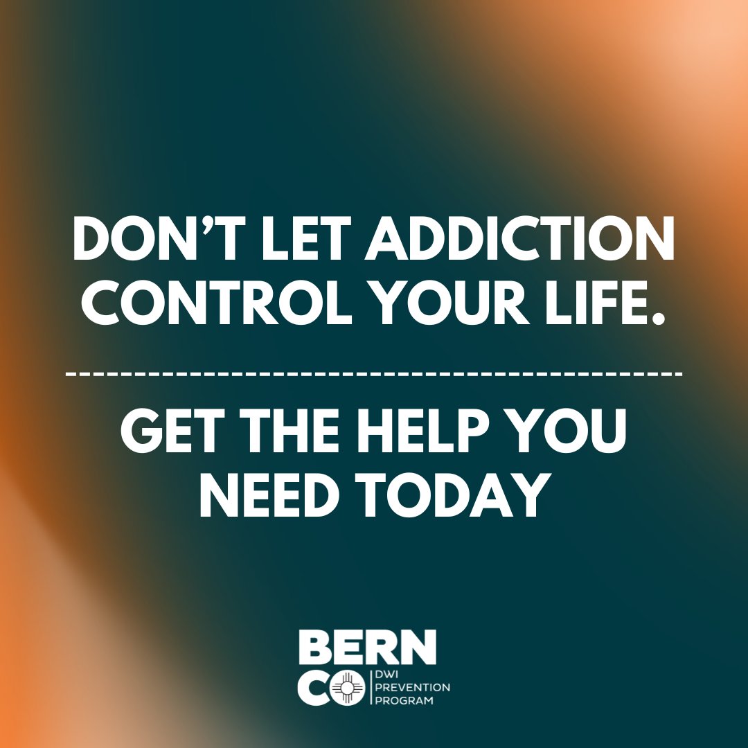 Help is available to you. If you or a loved one is struggling with #alcoholism there are resources available to you right here in #BernalilloCounty. Learn more: bit.ly/3we1Bvp

#AddictionResources