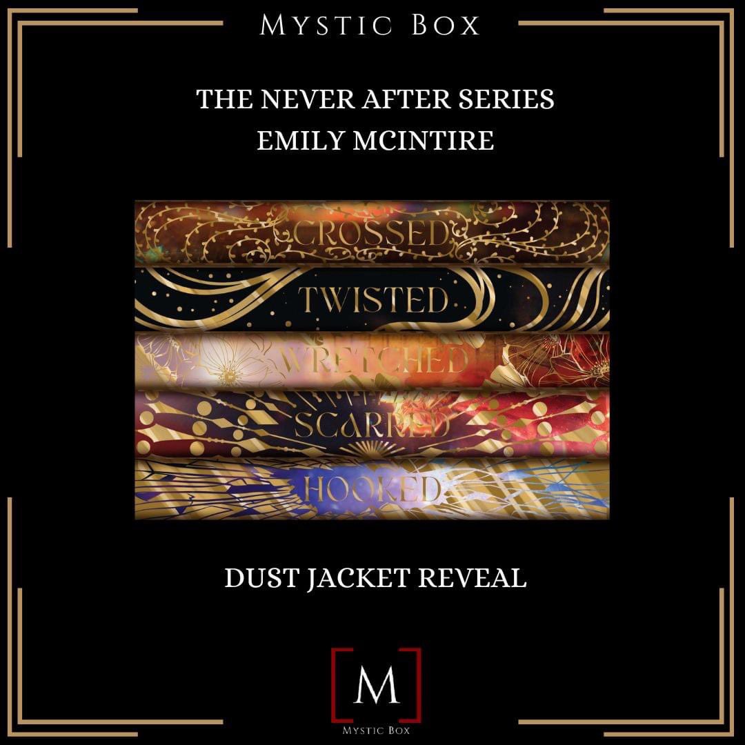 Just gonna drop these  Mystic Book Box dust jacket reveals 🏃‍♀️(each one is getting their own post because they deserve it) 

Art by <a href="/StellaColorado_/">Petit Kitsune</a> and not to be dramatic but I would d!e for her