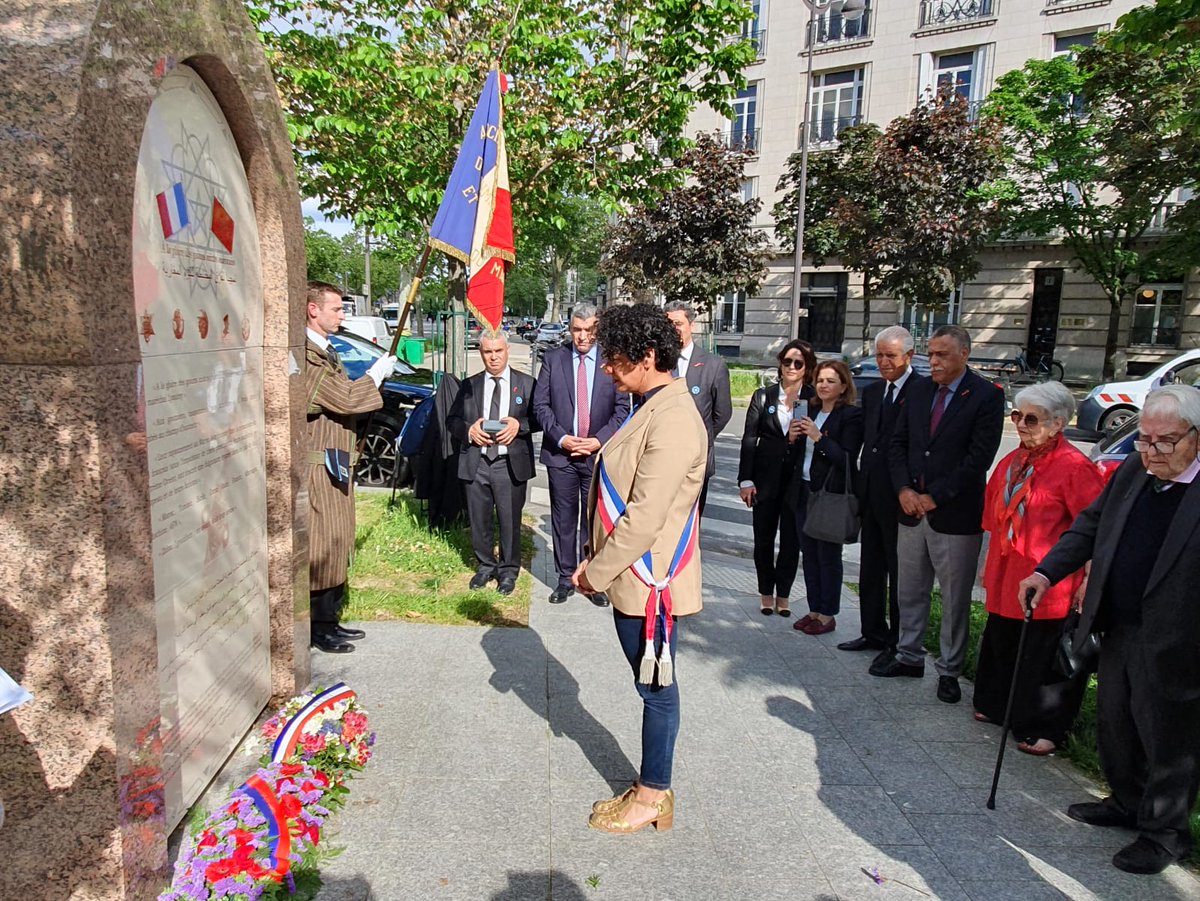 Avec le groupe d'amitié France-Maroc et la Chambre des conseillers du Maroc, important de rendre hommage ajd aux Goumiers marocains 🇲🇦 Symboles de pugnacité engagés dans la réunification du Maroc, nous honorons leur mémoire pr rappeler les sacrifices consentis pendant la 2ème GM