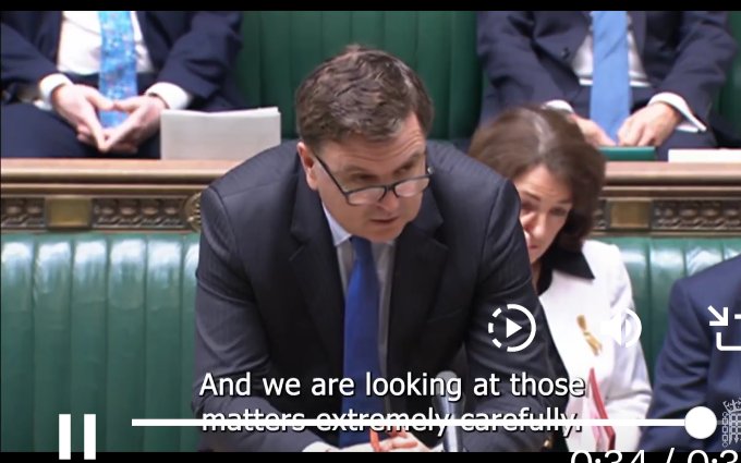The fucking, couldn't give a shit arrogance in this posture from the flabby, well fed cheeked Mel Stride when responding to MP Mike Amesbury question on Waspi women's pension. They're kicking the bucket down the road. Bastards.