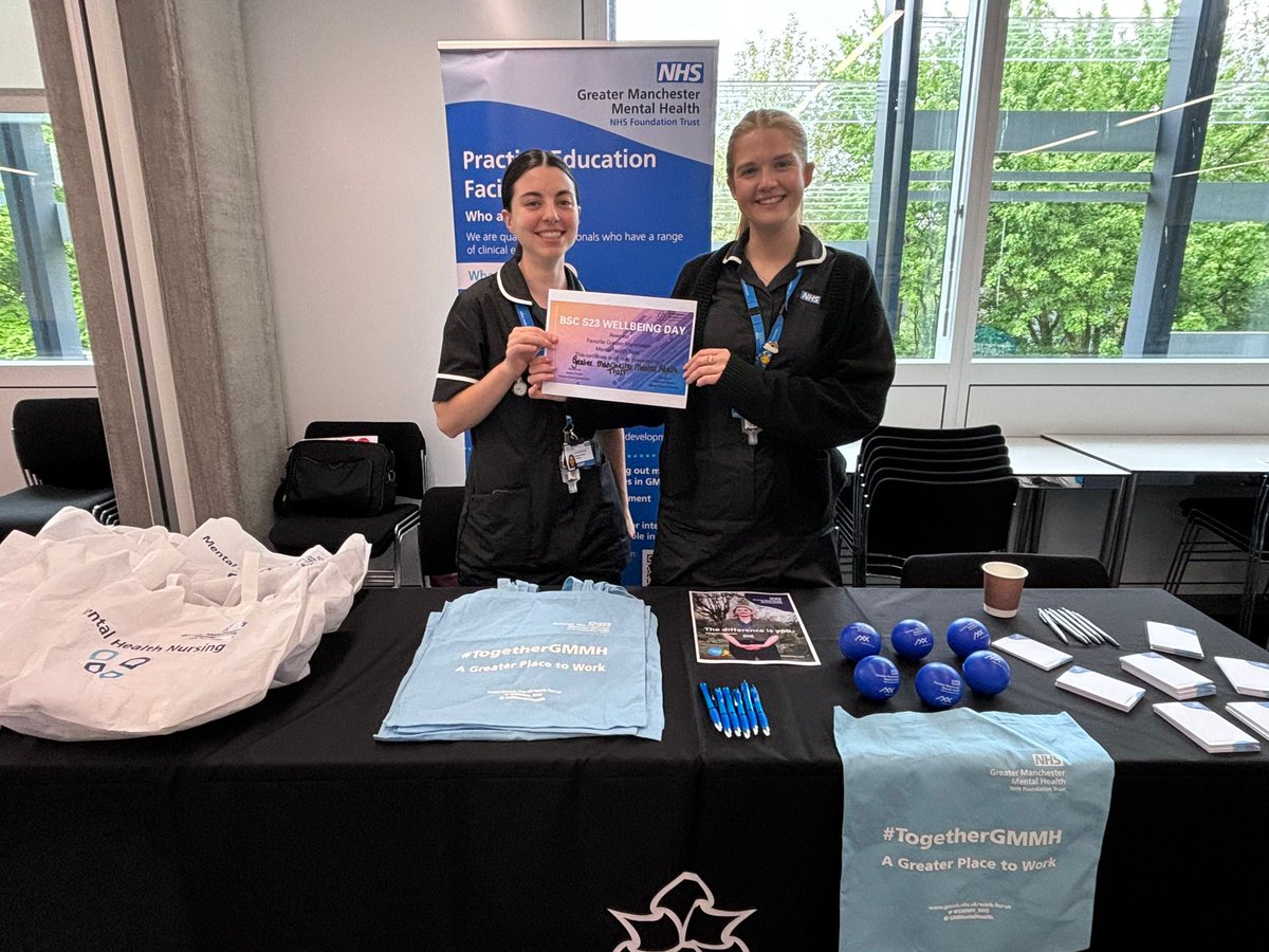 Congrats to <a href="/GMMH_NHS/">Greater Manchester Mental Health</a> for winning favorite GM MH Trust at our MMU S23 Wellbeing Day. Voted for by our S23 learners 🏆🌞
<a href="/MMUPBLTutors/">Practice-Based Learning Team @MMUHPSC</a>
