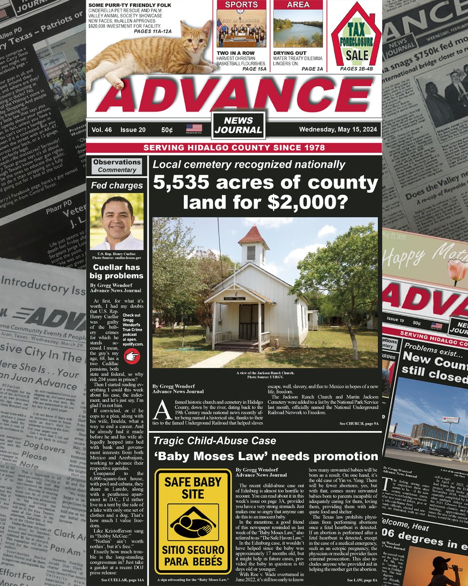 As the month of May moves forward, a new edition of The Advance News Journal is now available. #RGV #news #HidalgoCounty