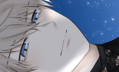 「blue eyes starry sky」 illustration images(Latest)