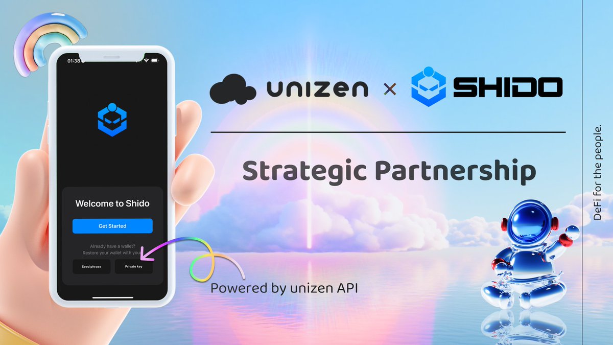 unizen_io's tweet image. @unizen_io 🤝 @ShidoGlobal 

We are proud to announce our newest Strategic Partnership with Shido, a comprehensive DeFi ecosystem built on a Layer 1 Proof-of-Stake blockchain.

For full details, please have a look at our official medium:

medium.com/@MKDunkley_CMO…