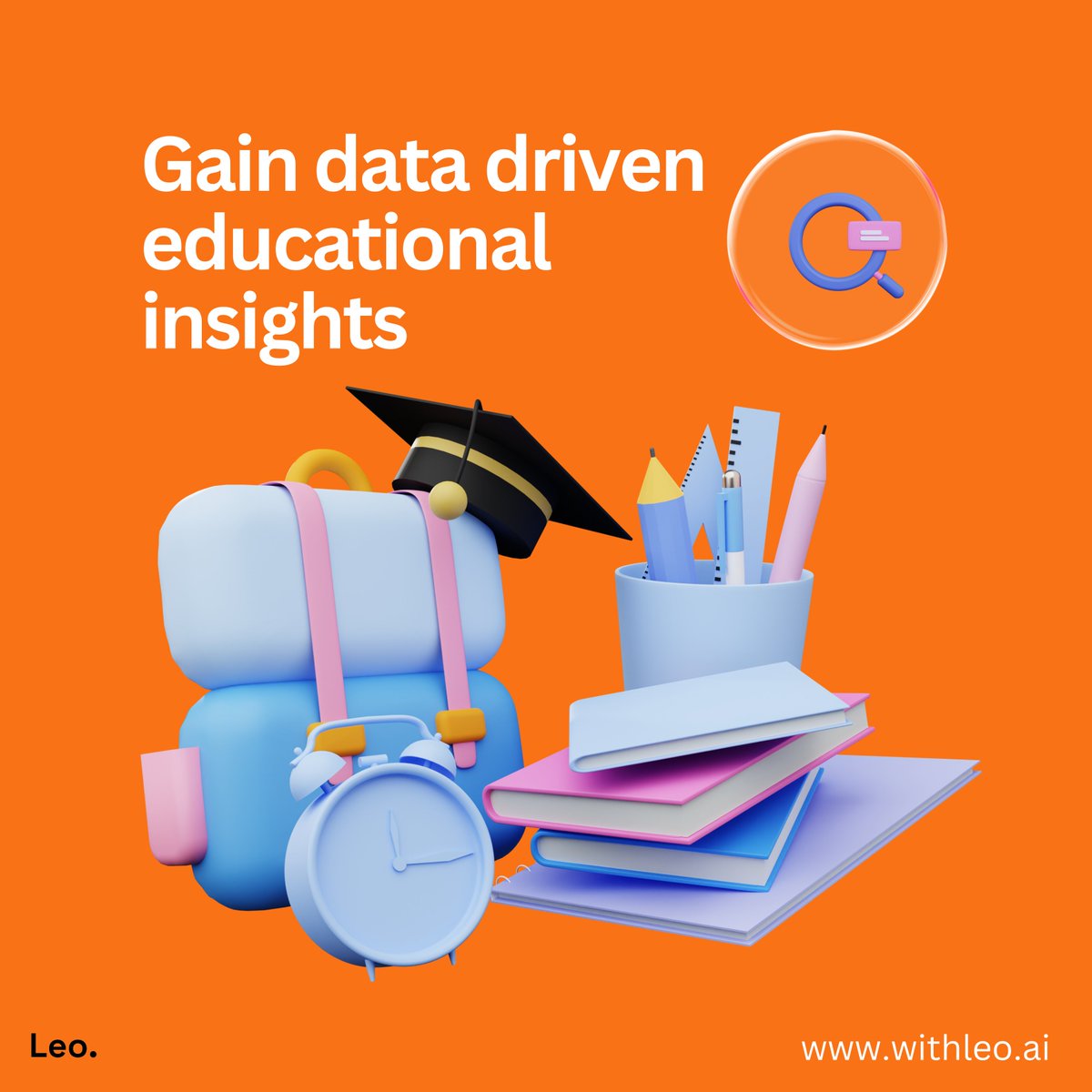 Leo delivers data-driven insights for informed educational decisions. Empower administrators and policymakers with analytics on student performance and engagement at withleo.ai #AI #edtech #education #teaching #AIinEducation #TeacherTools #TeachingAssistants