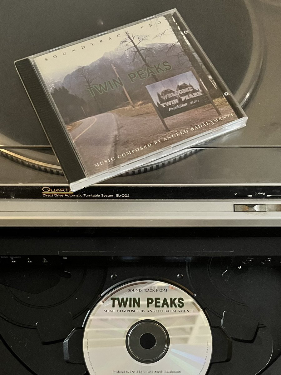 Angelo Badalamenti - Soundtrack From Twin Peaks (Warner Bros., 1990) The mood of this music was perfect for the show - but has complete validity away from it, too. Immaculately produced and performed, including the Julee Cruise songs we were already obsessed with! #5albums90s2