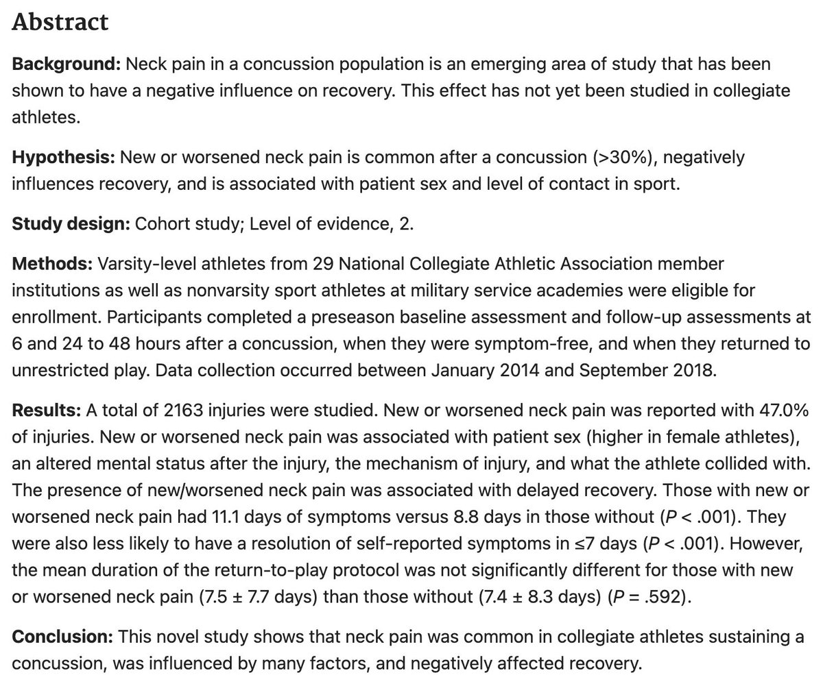 UCLA Primary Care Sports Medicine (@uclasportsmed) on Twitter photo Congratulations to <a href="/DrJoshGoldman/">Josh Goldman</a> on his recent publication showing that neck pain was common in collegiate athletes sustaining a concussion, was influenced by many factors, and negatively affected recovery! pubmed.ncbi.nlm.nih.gov/38742422/ Congratulations to <a href="/DrJoshGoldman/">Josh Goldman</a> on his recent publication showing that neck pain was common in collegiate athletes sustaining a concussion, was influenced by many factors, and negatively affected recovery! pubmed.ncbi.nlm.nih.gov/38742422/