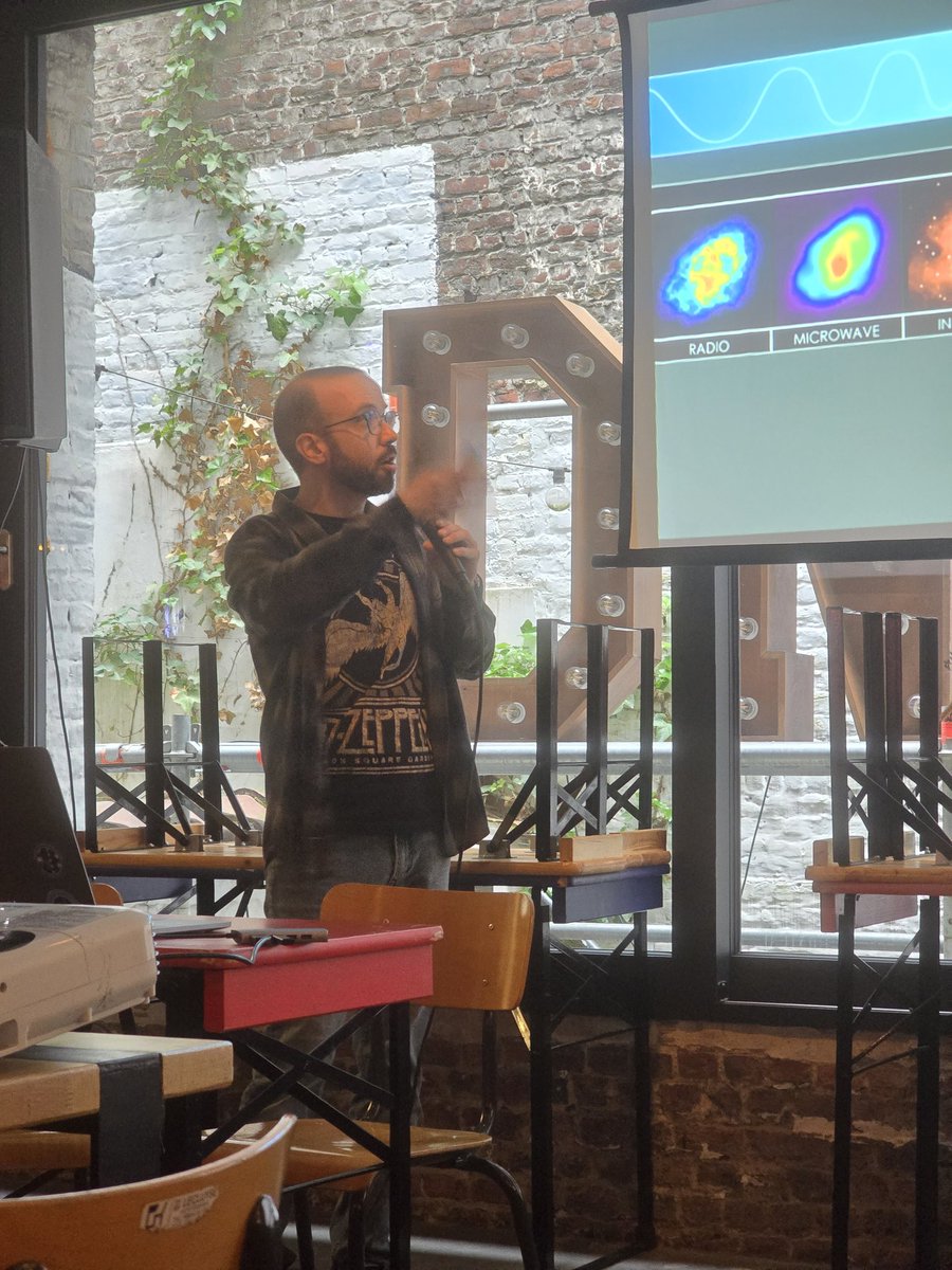 Last night of #pint24 kicks off in #Brussels with Juan Aguilar at Brussels Beer Project Dansaert. On the menu: cosmic rays! Let's go
