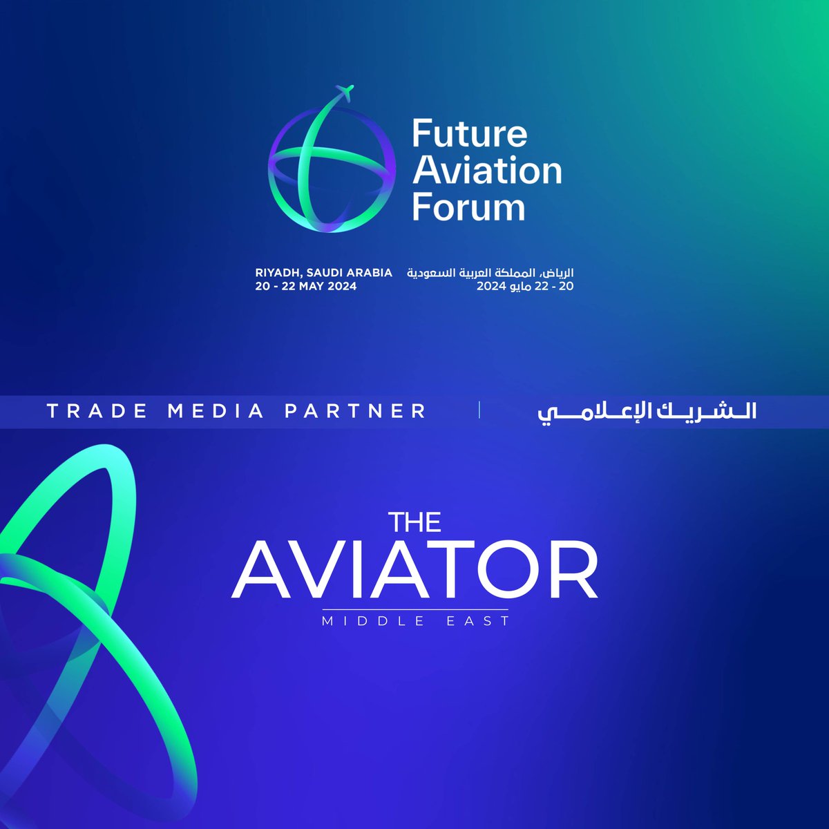 Announcing our media partnership with The Aviator Middle East for the #FutureAviationForum in #Riyadh.

Stay tuned for in-depth analysis, behind-the-scenes stories, and captivating content from the industry.

Register now at futureaviationforum.com.

#FAF24