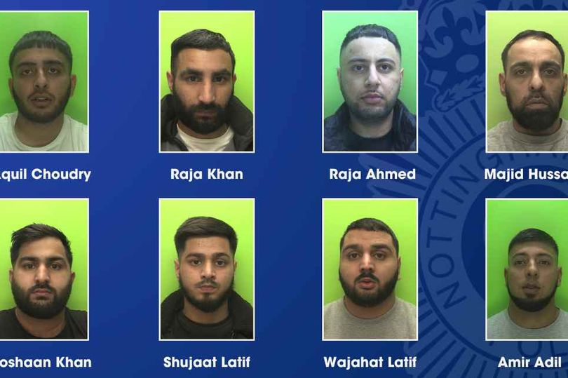 In Nottingham a gang of drug dealers have been jailed. They had a full menu inc cocaine, cannabis, MDMA, ecstasy tablets, ketamine & prescription meds between Jul 2019-Dec 2021. The sentences were: Aquil Choudry, 31 & Raja Ahmed, 31 - 10 years, 10 months Raja Khan, 29, - 9