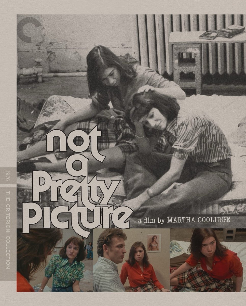 ***ANNOUNCEMENT***

Coming on August 20th on Blu-ray and DVD from @Criterion: #NotAPrettyPicture (1975)!

Trailblazing filmmaker Martha Coolidge made her feature debut with this unflinchingly personal hybrid of documentary and fiction. Centered on an intense reenactment of