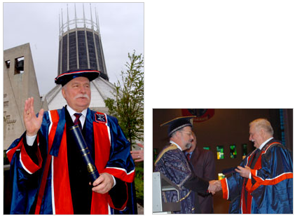 #OTD - 2006: Installation of Lech Walesa as an Honorary Fellow of Liverpool John Moores University web.archive.org/web/2012031413…
