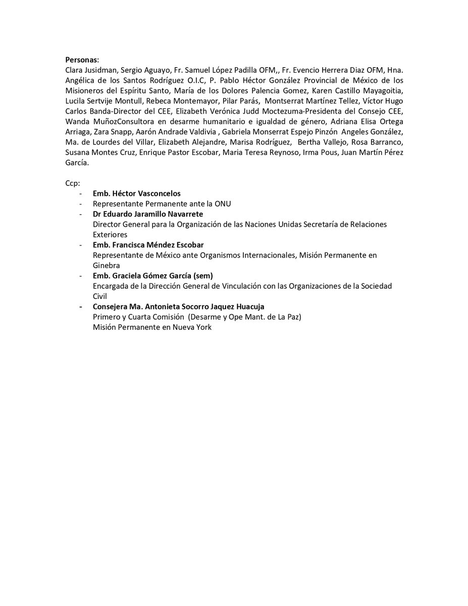 📢Ante las reuniones de los grupos de trabajo del Tratado sobre Comercio de Armas (ATT), nos sumamos a las preocupaciones y peticiones de <a href="/controlarms/">Control Arms</a> y nos pronunciamos por parar la violencia y sufrimiento que continúan causando las armas de fuego en nuestro país y en el mundo.