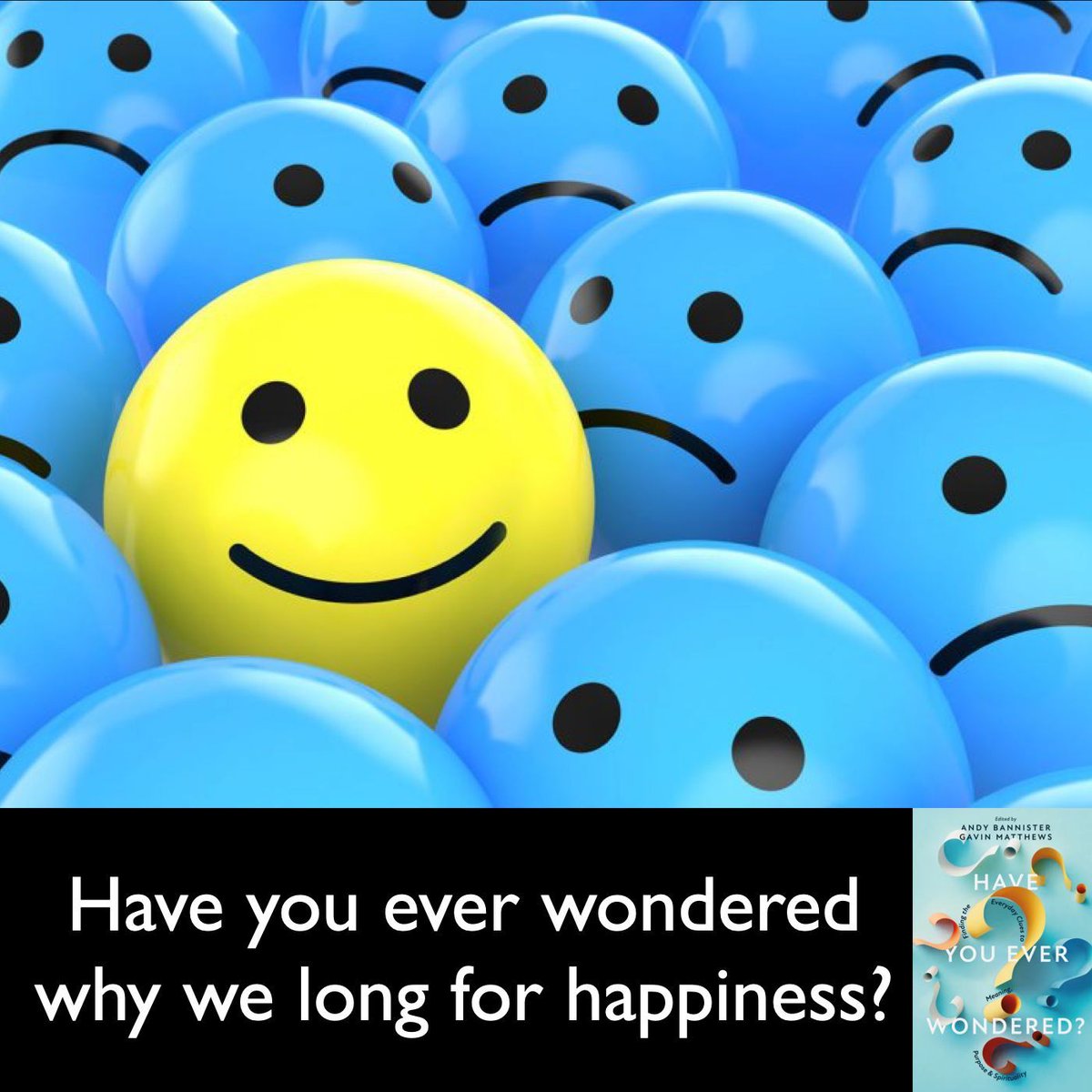 Have you ever wondered why we long for happiness (and why we often seem to chase it in all the wrong places)? That's one of many questions we explore in the best-selling new book, 'Have You Ever Wondered?'. Find it at buff.ly/3UJqXJA.