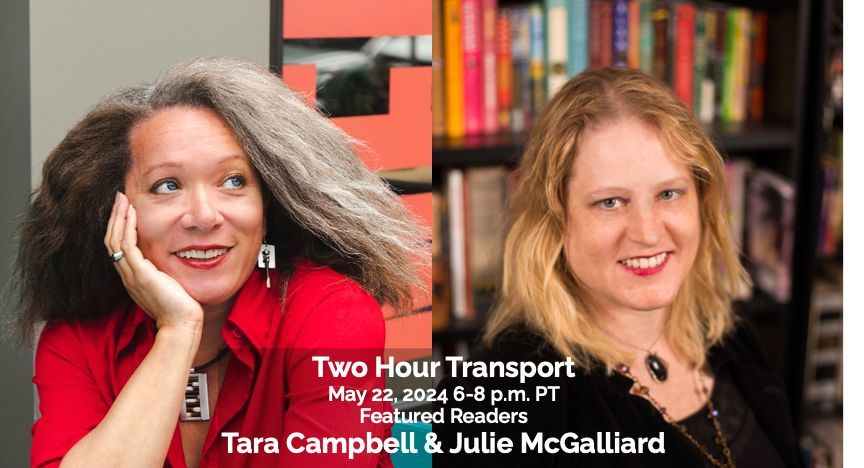 Next Wednesday, join @TaraCampbellCom and Julie McGalliard for a virtual reading from 6-8pm PT, hosted by @transport_two! Learn more here: buff.ly/3QGOGZW Preorder CITY OF DANCING GARGOYLES by Tara Campbell here: buff.ly/3wAAw5F @IPGbooknews @SusanSchulman