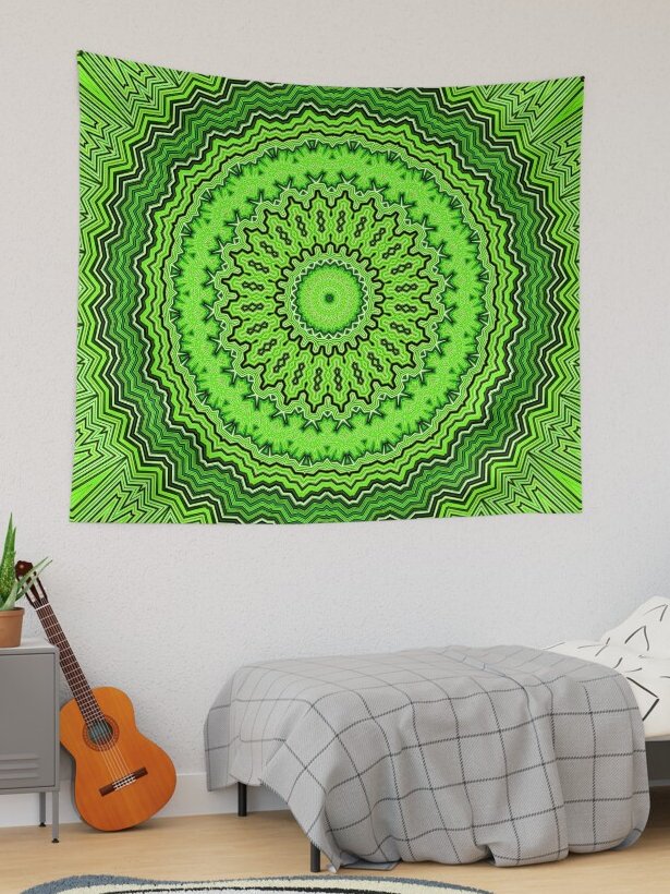 #Tapestry
Green Heart Chakra Mandala

See more here:
redbubble.com/shop/ap/153283…

#MentalHealthAwarenessWeek #green #chakra #HeartChakra #MindfulLiving #Mindfulness #spiritual #AYearForArt #BuyIntoArt #mandala #MentalHealth #homedecor #walldecor #giftideas #walldecoration #WomensArt