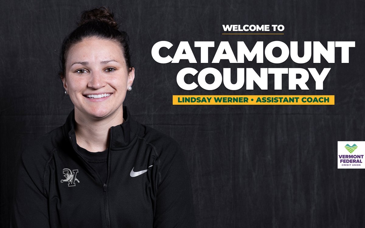 We could not be more excited to announce the addition of Lindsay Werner to our staff! Welcome to Catamount Country!😻😻 📰 go.uvm.edu/749sk