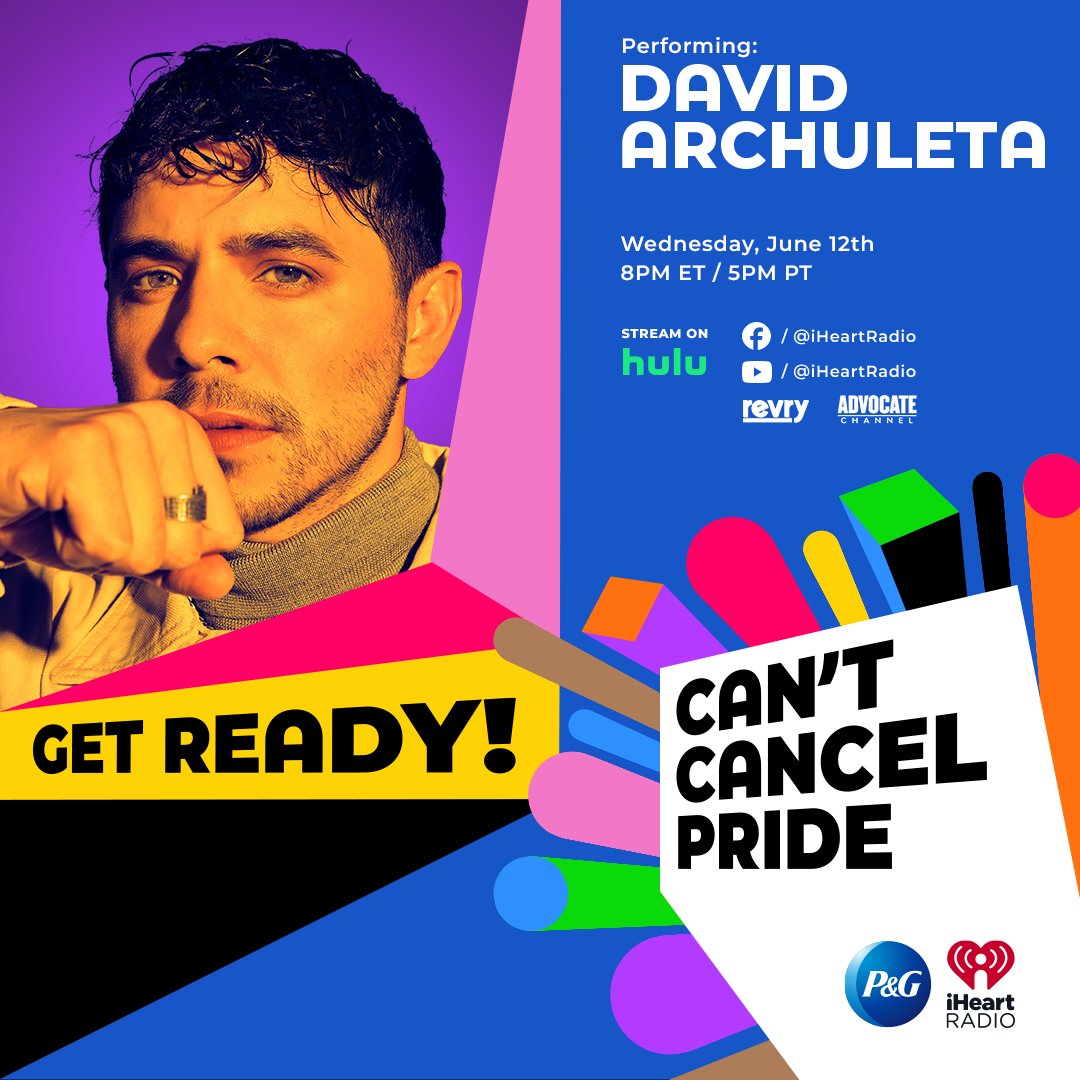 I am so excited to be performing at this year’s #CantCancelPride event with @iHeartRadio & @proctergamble! Watch the show on June 12th - available on @iHeartRadio’s Facebook page and YouTube channel! 🌈