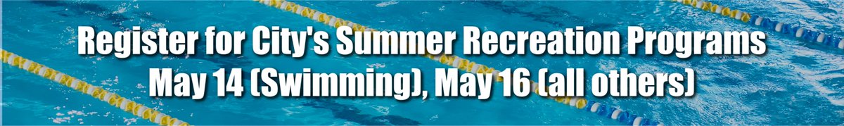 Registration for the City's swimming lessons/activities is now open. Registration opens tomorrow night (May 16) at 9pm for all other non-swimming recreation, cultural and virtual activities. ottawa.ca/en/city-hall/c…