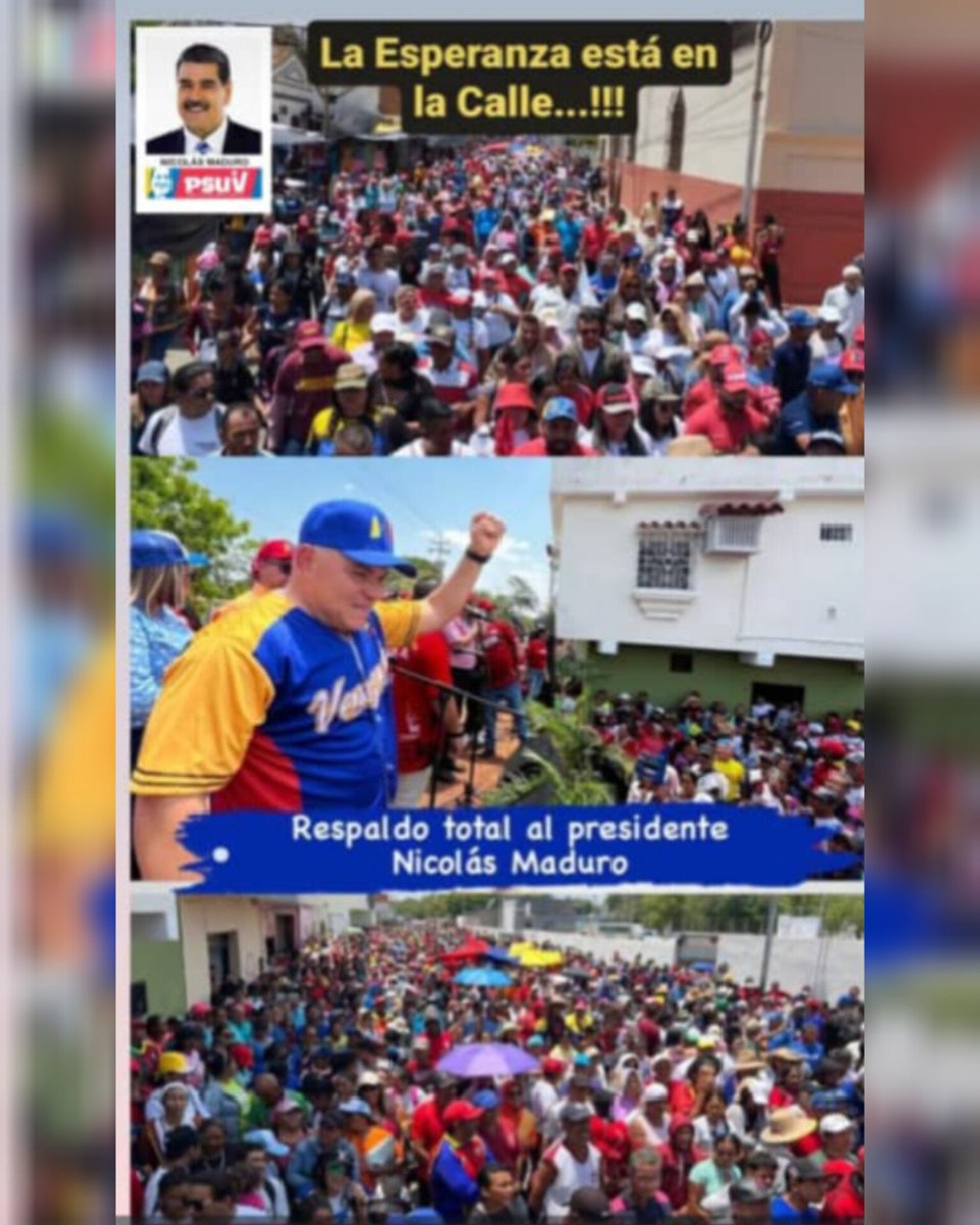 #15Mayo2024 Lara; Venezuela FLCC - PT Comunicado #716 Nuestro Equipo Fuerza Laboral Campesina Comunal Pueblo Todo, desde el CUFA a lo interno de Cantv, participó en la marcha de Torres (Carora - Lara), para construir la victoria de @NicolasMaduro. #LaEsperanzaEstáEnLaCalle