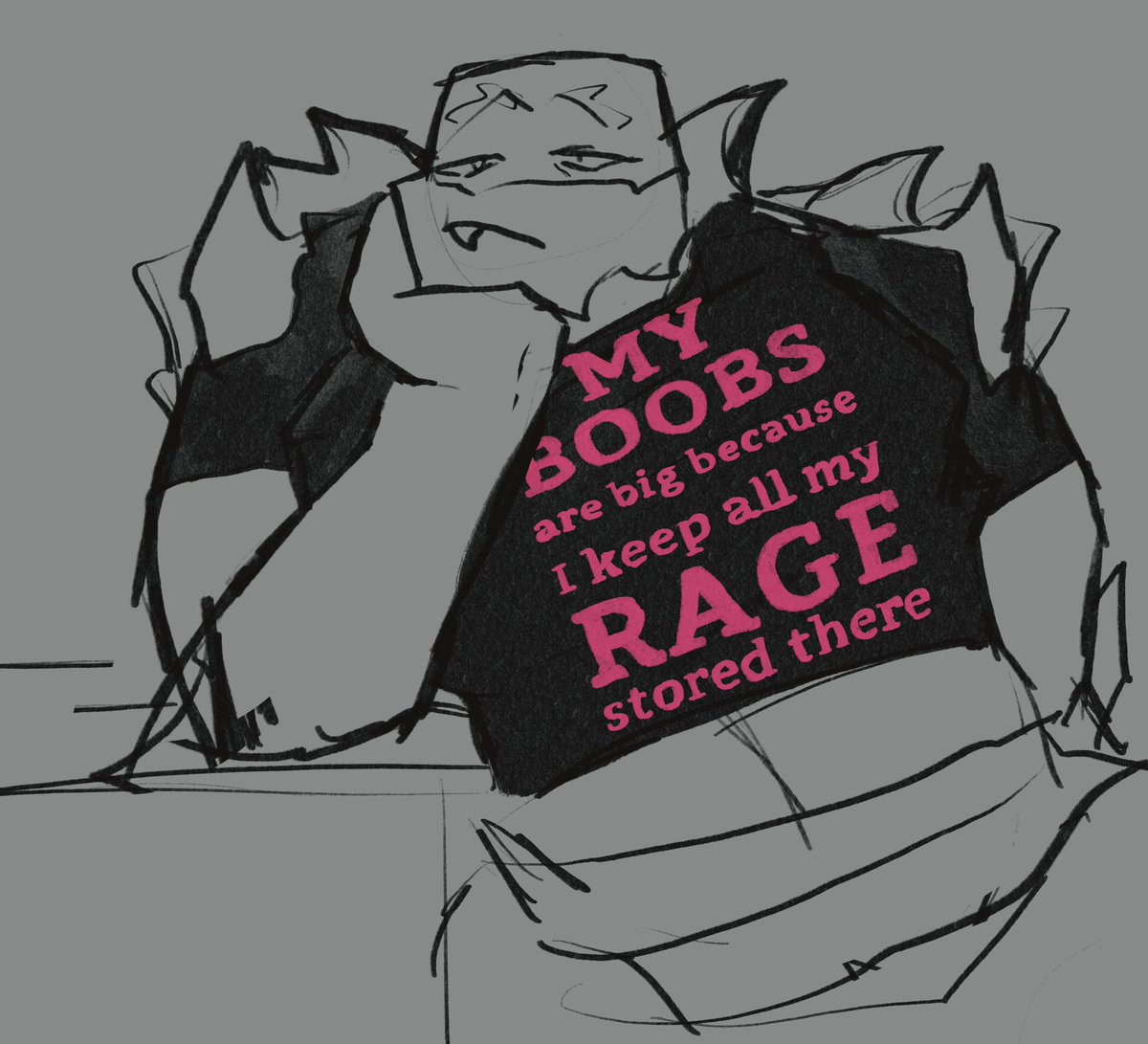 skda1st's tweet photo. (ROTTMNT ClanAU) shirts but they just get progressively worse

(1/2)

#rottmntfanart #unpauseriseofthetmnt https://t.co/YCQrkxXQaG