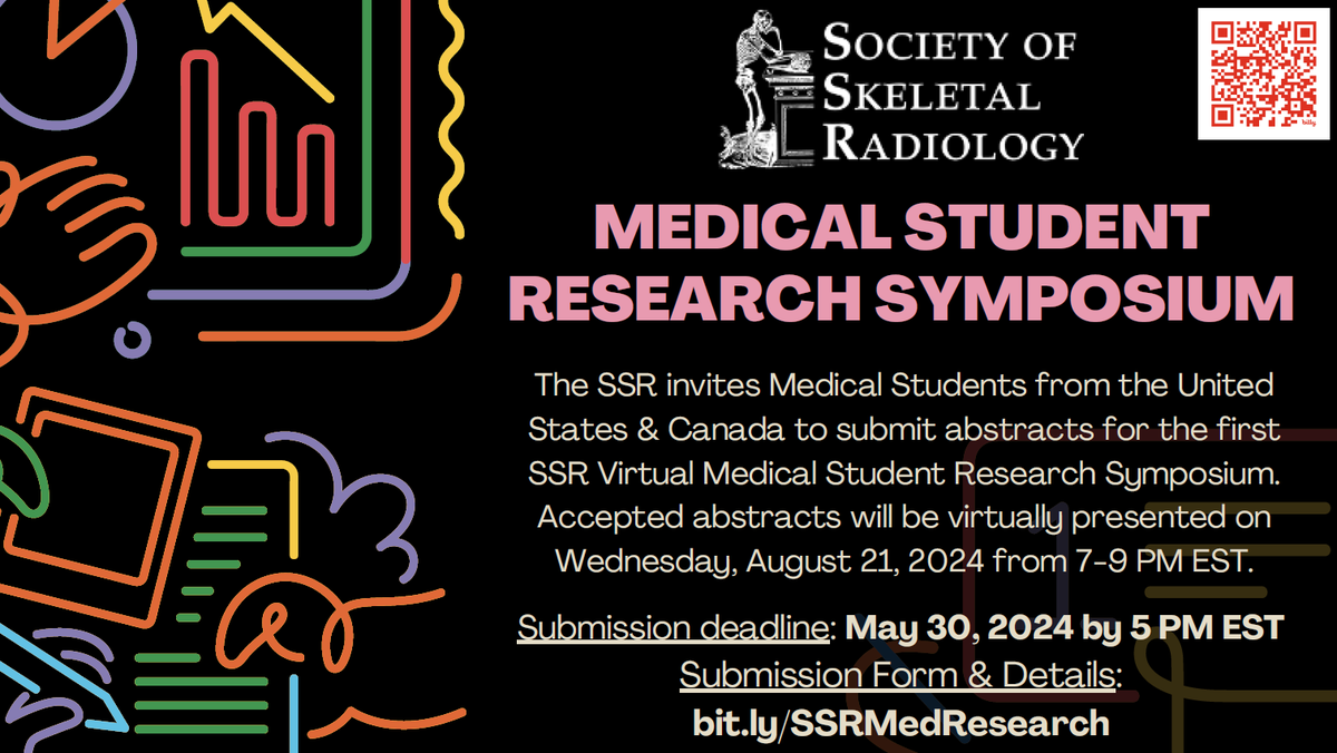 About 2 weeks remain! #MedStudents, we encourage you to submit abstracts for this wonderful opportunity!

#FutureRadRes