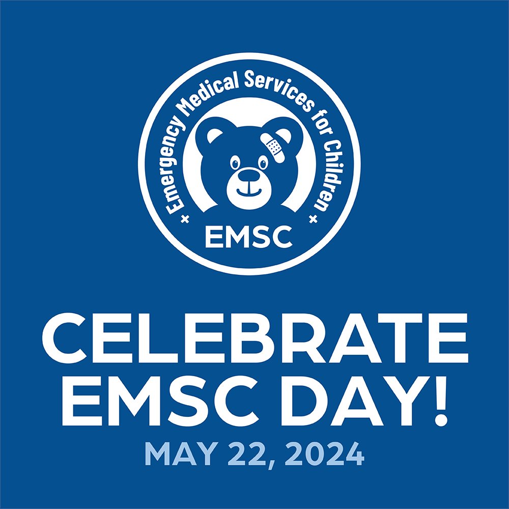 #EMSforChildrenDay is just one week away! Celebrate with us on May 22: bit.ly/EMSforChildren… #EMSWeek @acepnow @NAEMT_