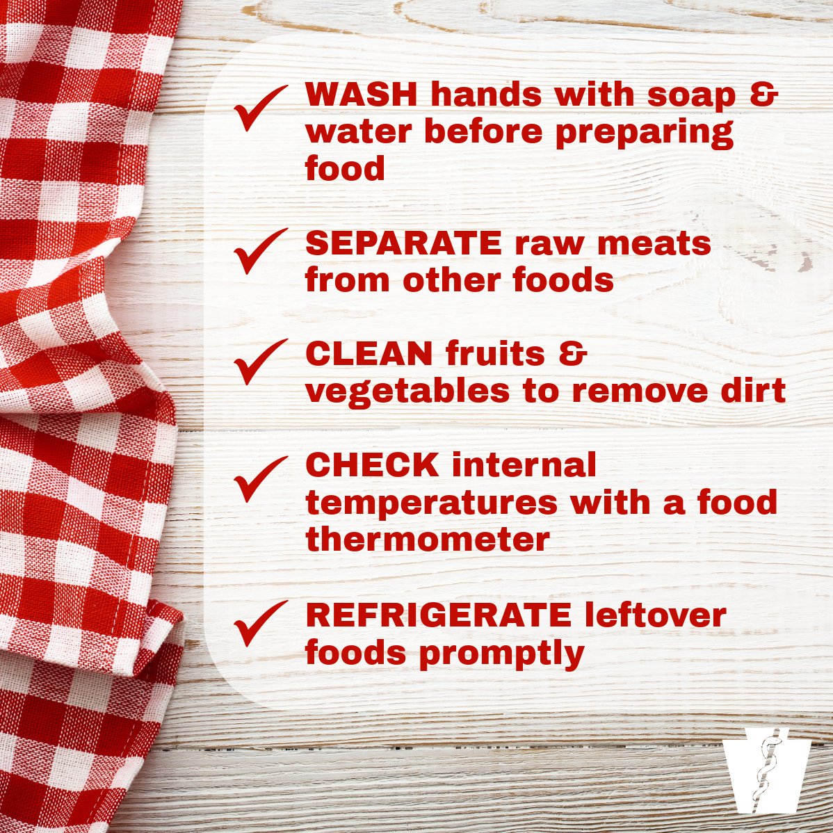 Don't let foodborne illness spoil your #MemorialDay🇺🇸 Follow these food safety tips to stay healthy ↓