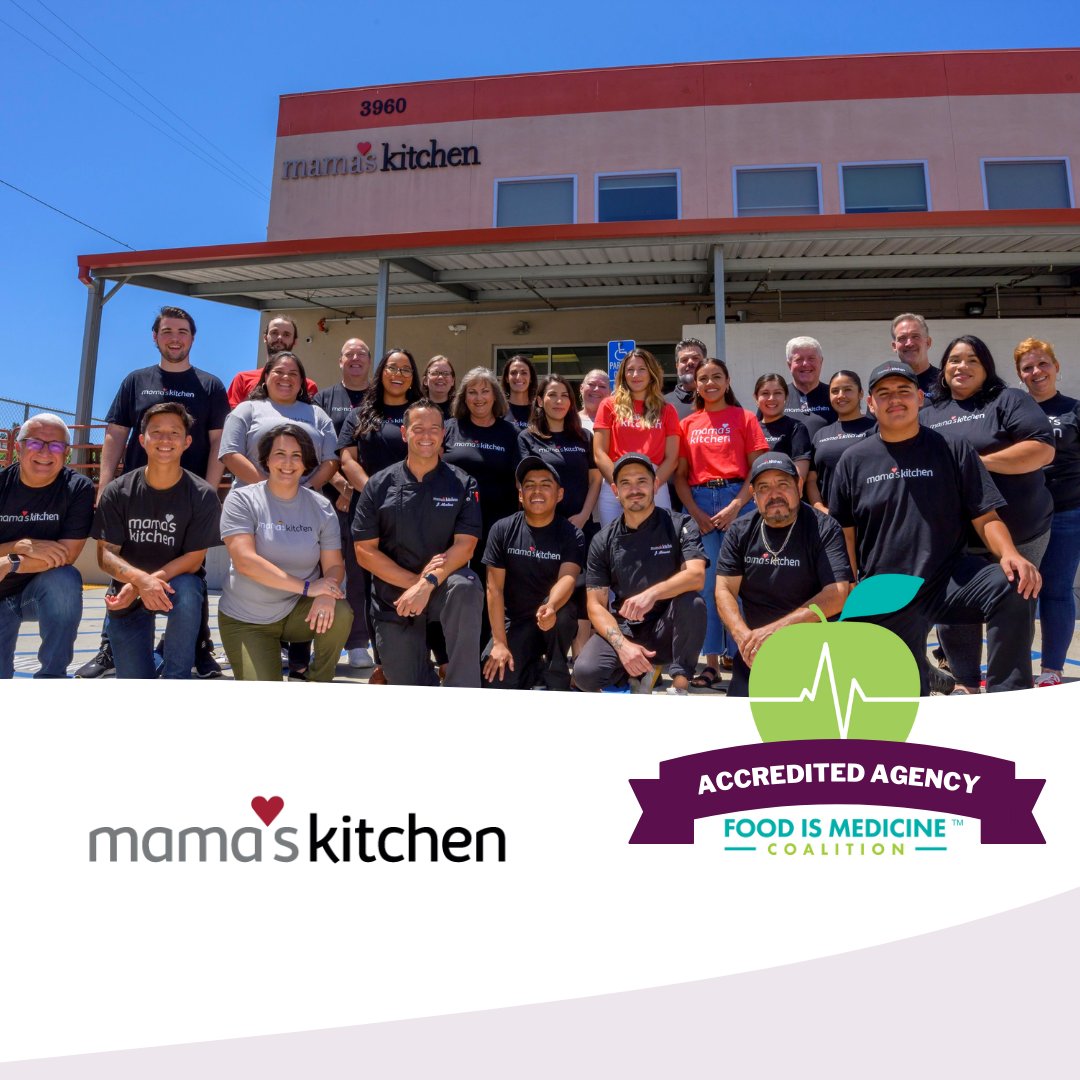 Congratulations @mamaskitchensd for becoming the newest accredited member of the Food Is Medicine Coalition! This demonstrates their leadership & commitment to advancing the #foodismedicine movement & ensuring equitable access for those who need them most. bit.ly/3QFovCD