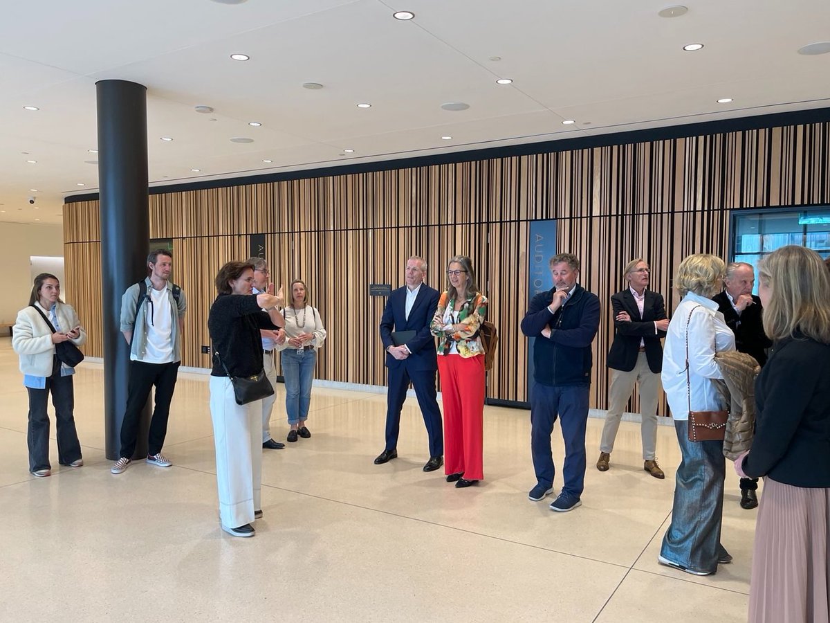 Today @NLAmbassadorUSA followed a special tour of @dcpl’s renovated MLK Jr. Memorial Library, hosted by designer @FrancineHouben who guided the refurbishment.

Thank you, @TheNethAmFound, for organizing the tour, which serves as prelude to The NAF’s annual dinner tonight.