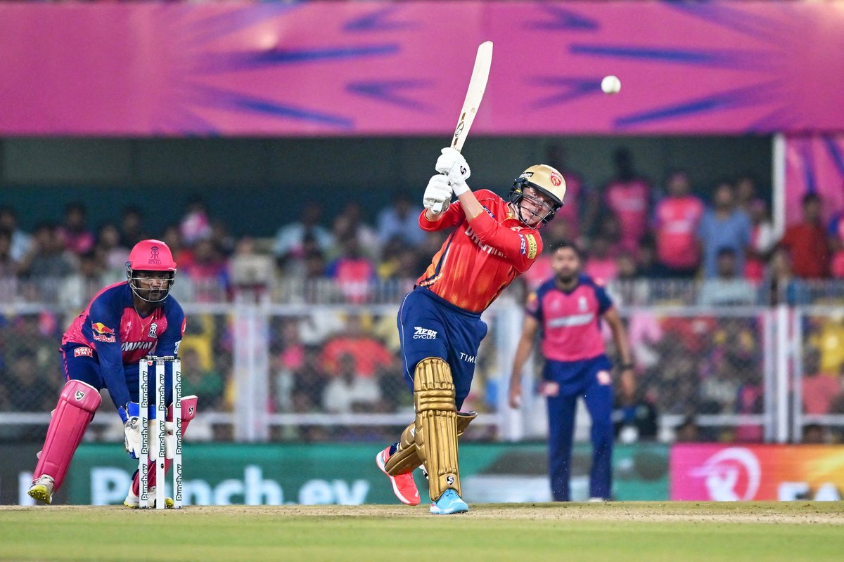 #IPL2024 #RRvsPBKS A new venue could not stop the Rajasthan Royals' losing run, as the Punjab Kings beat the hosts in Guwahati by five wickets. The Royals set up a target of 145, only for Kings' captain Sam Curran to play a composed innings of 63 off 41 to seal the win for his
