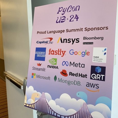 #PyConUS 2024 has officially kicked off with the first day of tutorials and the Language Summit! A special shoutout and thank you to the wonderful sponsors of the #PyConUS 2024 Language Summit for making it possible🎊