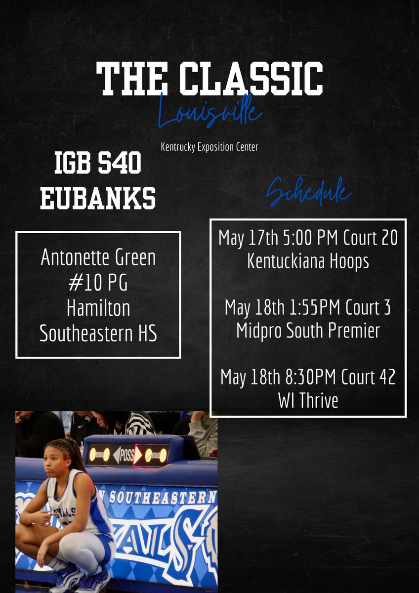 Here’s where you can find me this weekend. 
<a href="/IGB16UEubanks/">IGB 16U S40 Eubanks</a> 
<a href="/CoachEubanks/">COACH E</a>