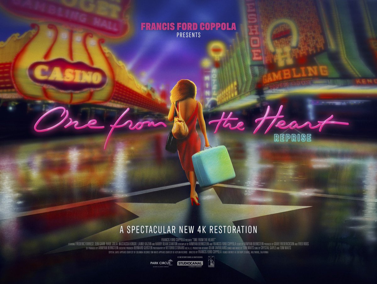 This week we have a special presentation on Francis Ford Coppola’s One From The Heart. #onefromtheheart #francisfordcoppola #terigarr #rauljulia #podcast #moviepodcast #twodudesonedoublefeature