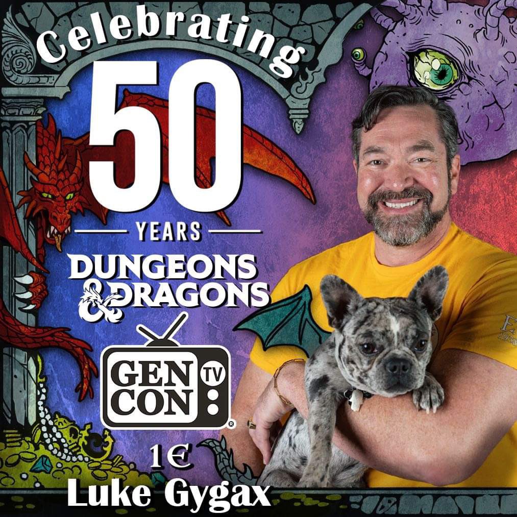 I’ll be DMing a great cast of players at Chaldea Studios in Seattle May 18th, 2024 as part of Gen Con’s celebration of the 50th anniversary of D&D! #dnd #gygax @garycon @gaxxworx @gencon #ttrpg