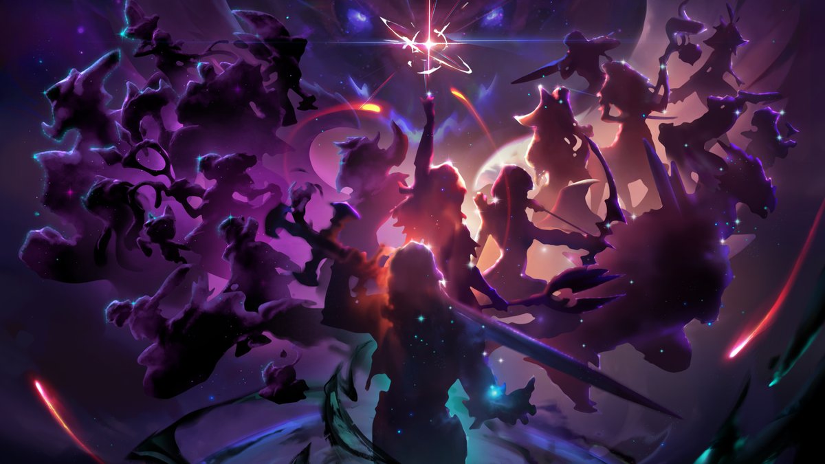 Legends of Runeterra (@playruneterra) on Twitter photo The stars bless but a chosen few. Who will receive power from the cosmos? You'll know soon enough. The stars bless but a chosen few. Who will receive power from the cosmos? You'll know soon enough.
