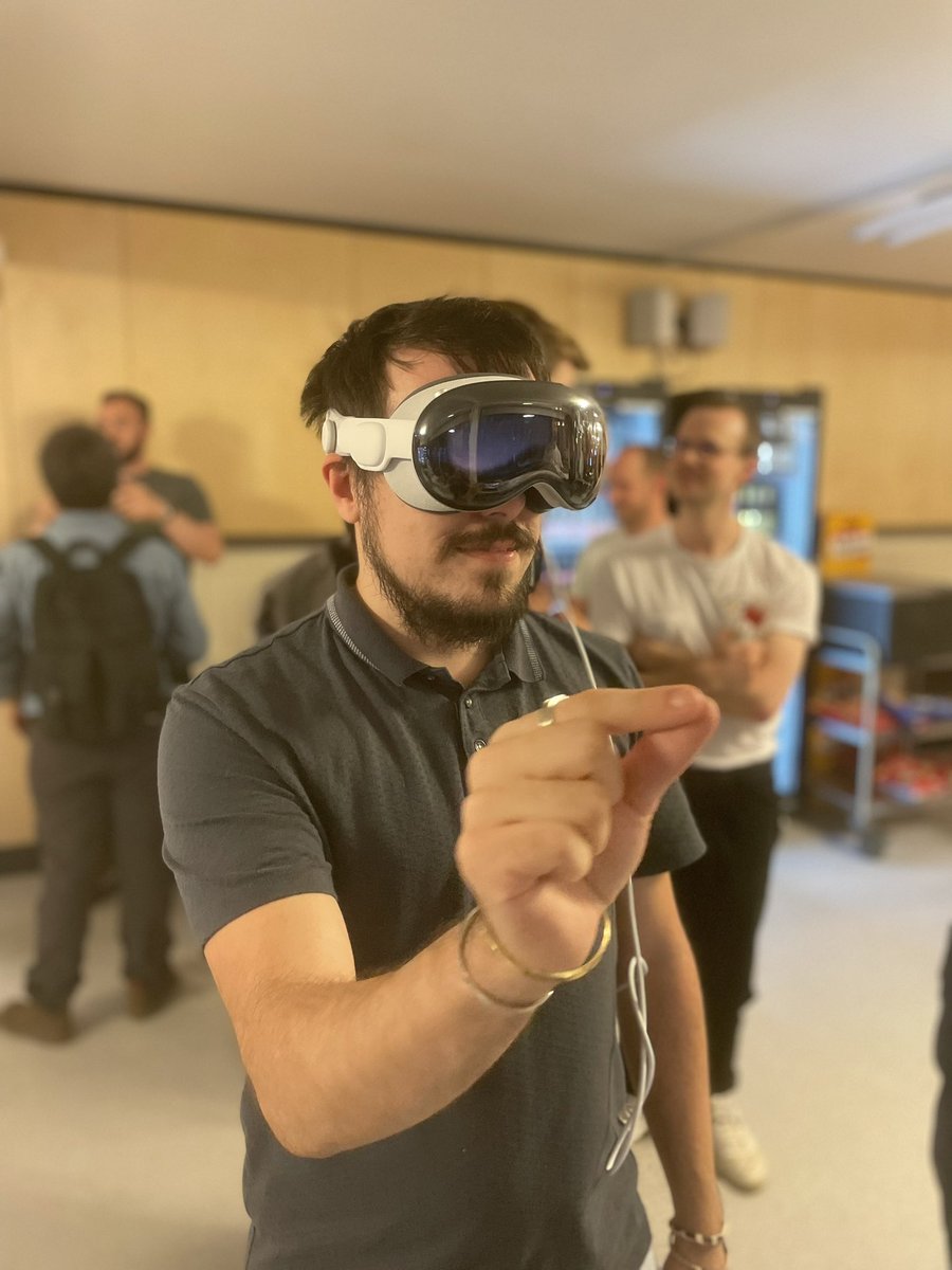 Enzo Conty ๐ (@enzoconty) on Twitter photo Today I had a -BLAST- at <a href="/FlutterBelgium/">FlutterBelgium</a> meetup !
Such an energy and passion at this meetup ! It motivated me even more to push boundaries of Flutter, and my imagination!
Hereโs my trying for the first time the Apple Vision Pro. Today I had a -BLAST- at <a href="/FlutterBelgium/">FlutterBelgium</a> meetup !
Such an energy and passion at this meetup ! It motivated me even more to push boundaries of Flutter, and my imagination!
Hereโs my trying for the first time the Apple Vision Pro.