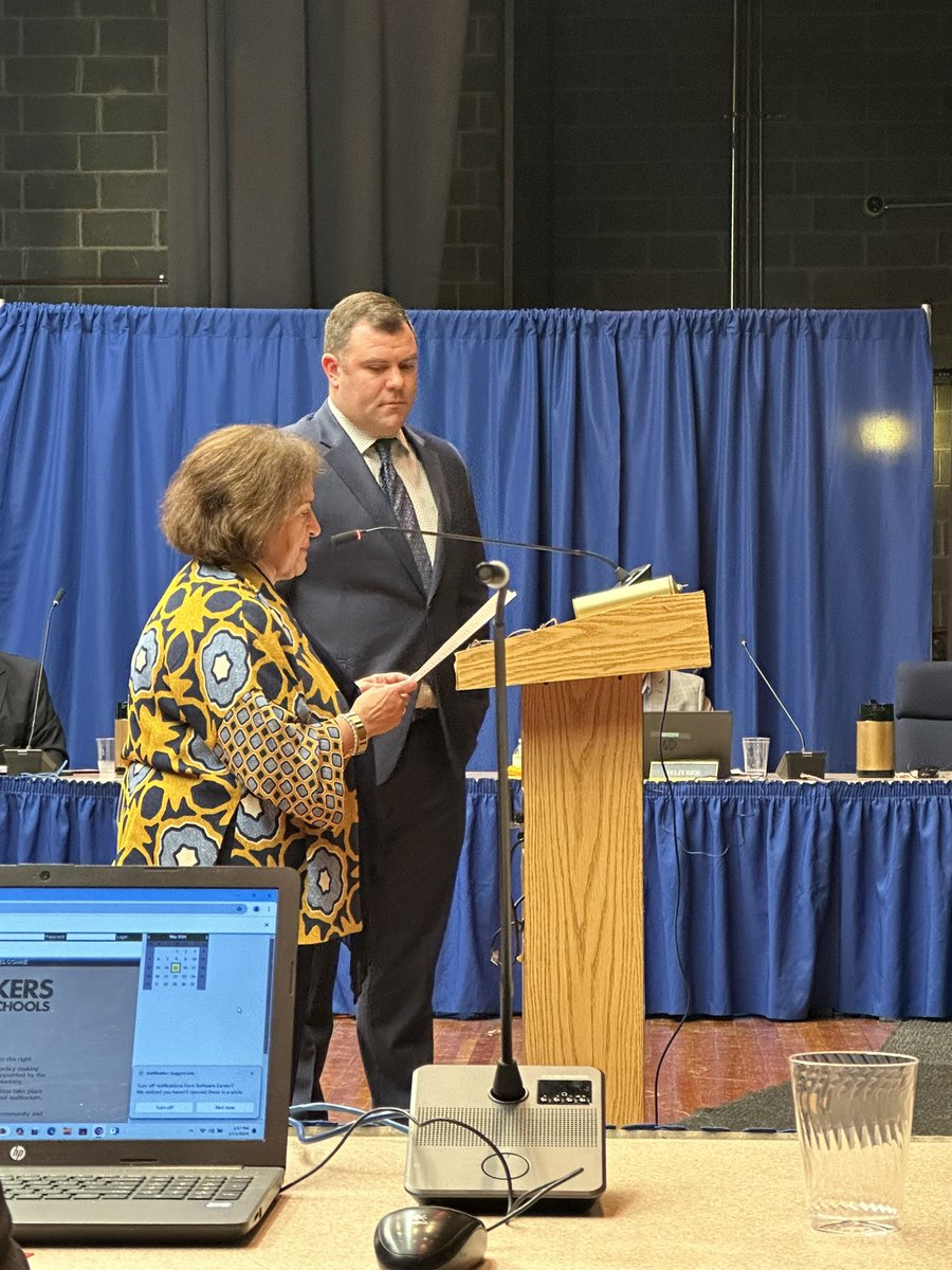 Tonight the Board of Education honors the @YonkersSchools Teachers of the Year at the annual Announcement Ceremony. Congratulations Lisa Egan @CrossHill_YPS, Julio Veras @EnricoFermi27, & Coach Stahn @BarackObamaYPS. Congrats also to Director Robert Webb his Board recognition.