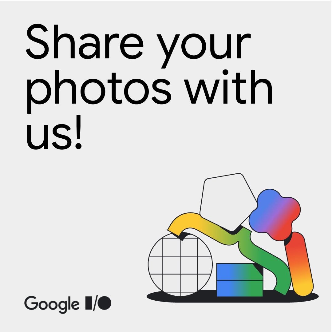 Capture the magic of #GoogleIO through your lens. 🤩📸 Your experience matters to us! Tag @googledevs for a chance to be featured.