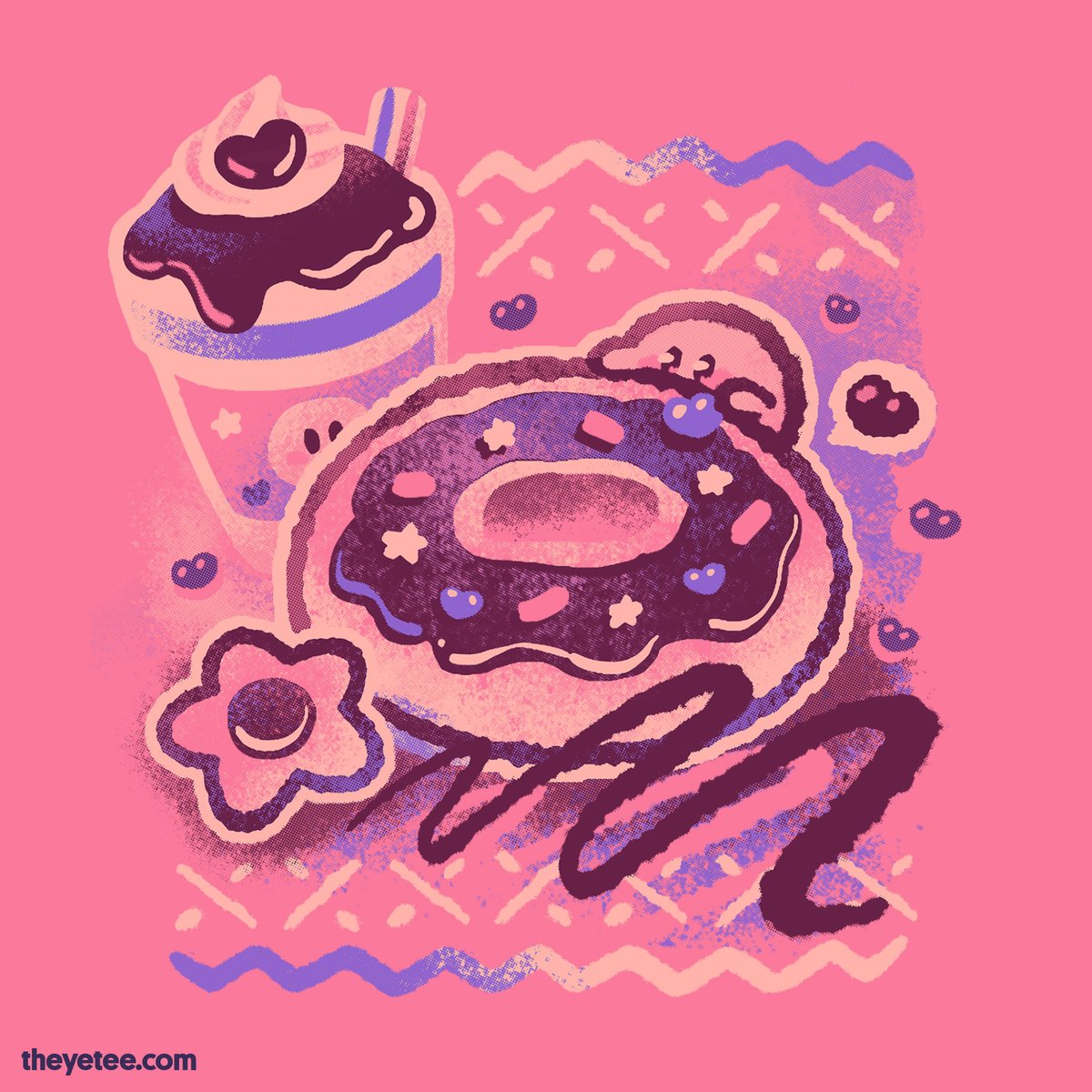 「A treat this big deserves to be shared! 」|The Yetee 🌈のイラスト