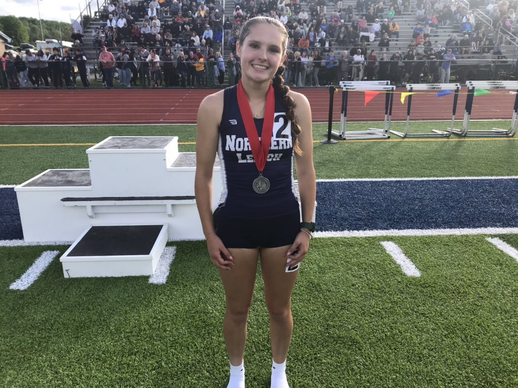 Congratulations to Kaitlyn Barthold on her silver medal in the 800 meter run at the District XI championships #GoBulldogs