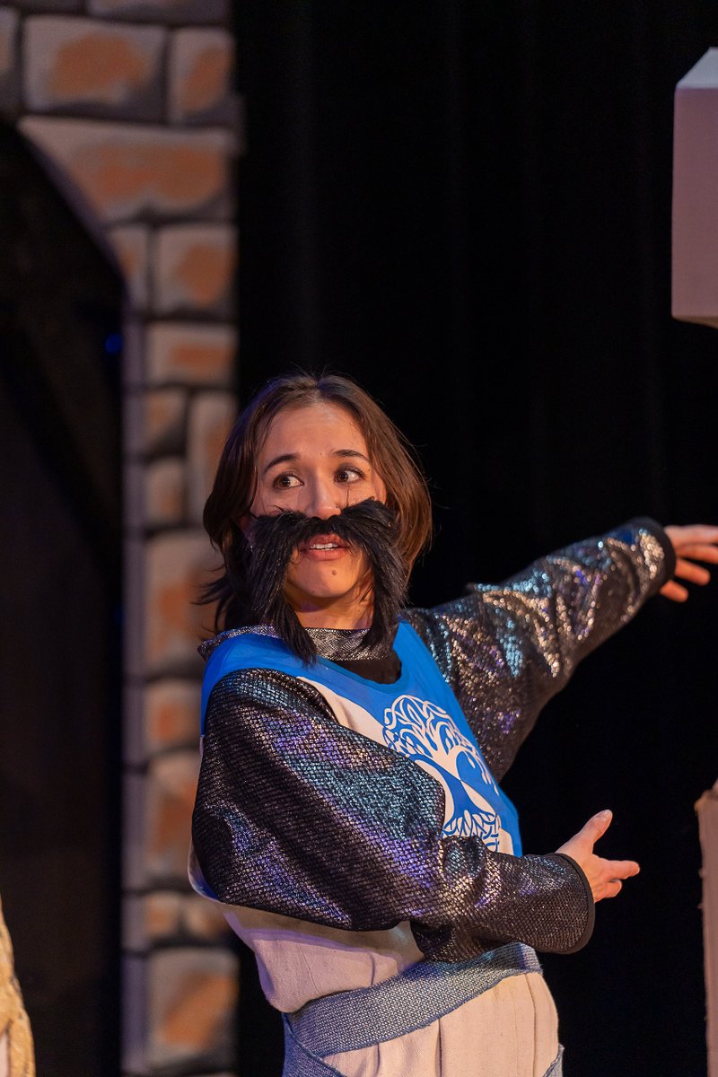 Look, if we were to build a large wooden badger... Photo by @Cinematic.Solutions.HQ Don't miss your chance to see Spamalot! Get your tickets now: i.mtr.cool/vtsrfrwucy #majesticcorvallis #majesticspamalot #montypythonsspamalot #spamalot #communitytheatre