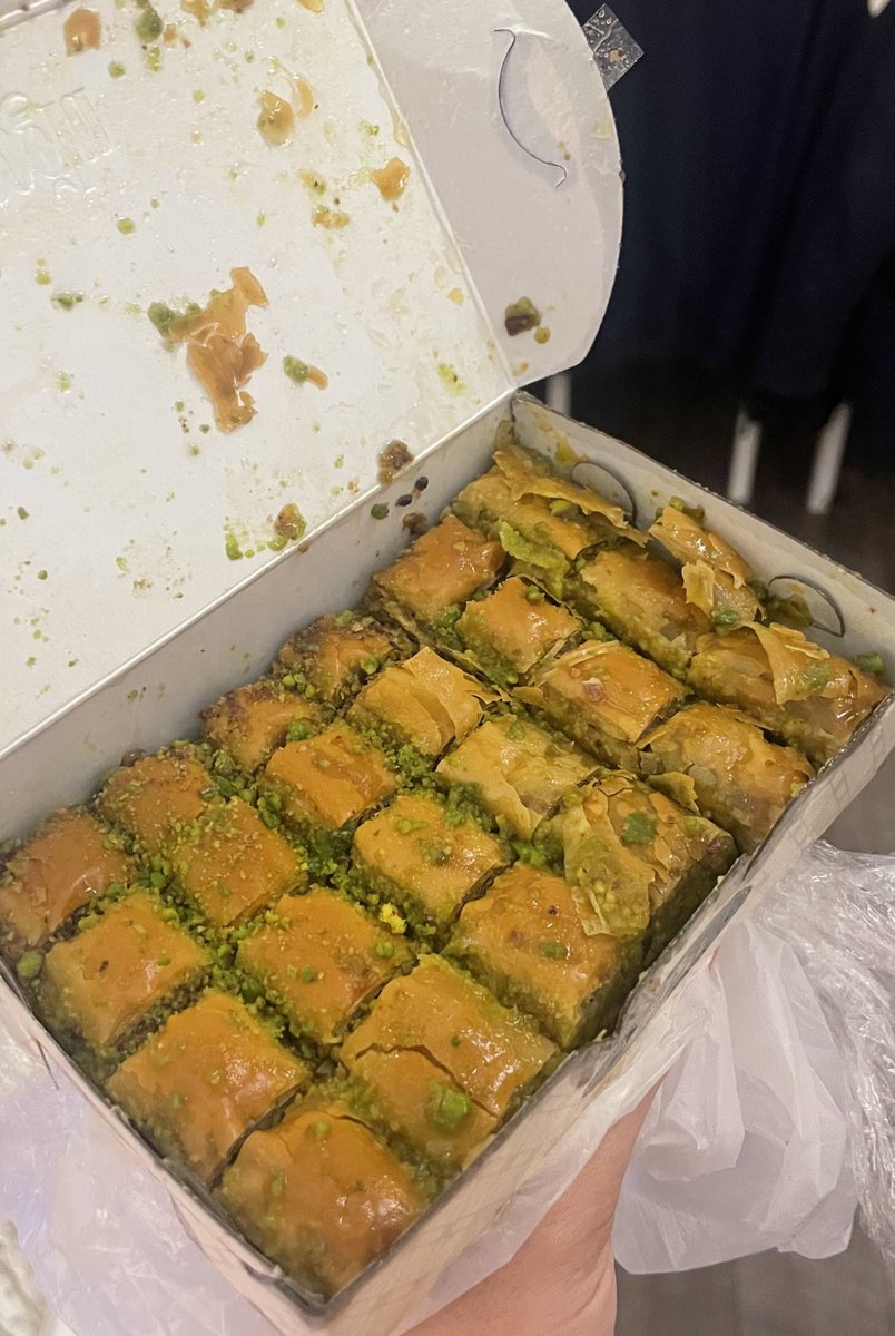 nothing tops baklava fresh from Turkey