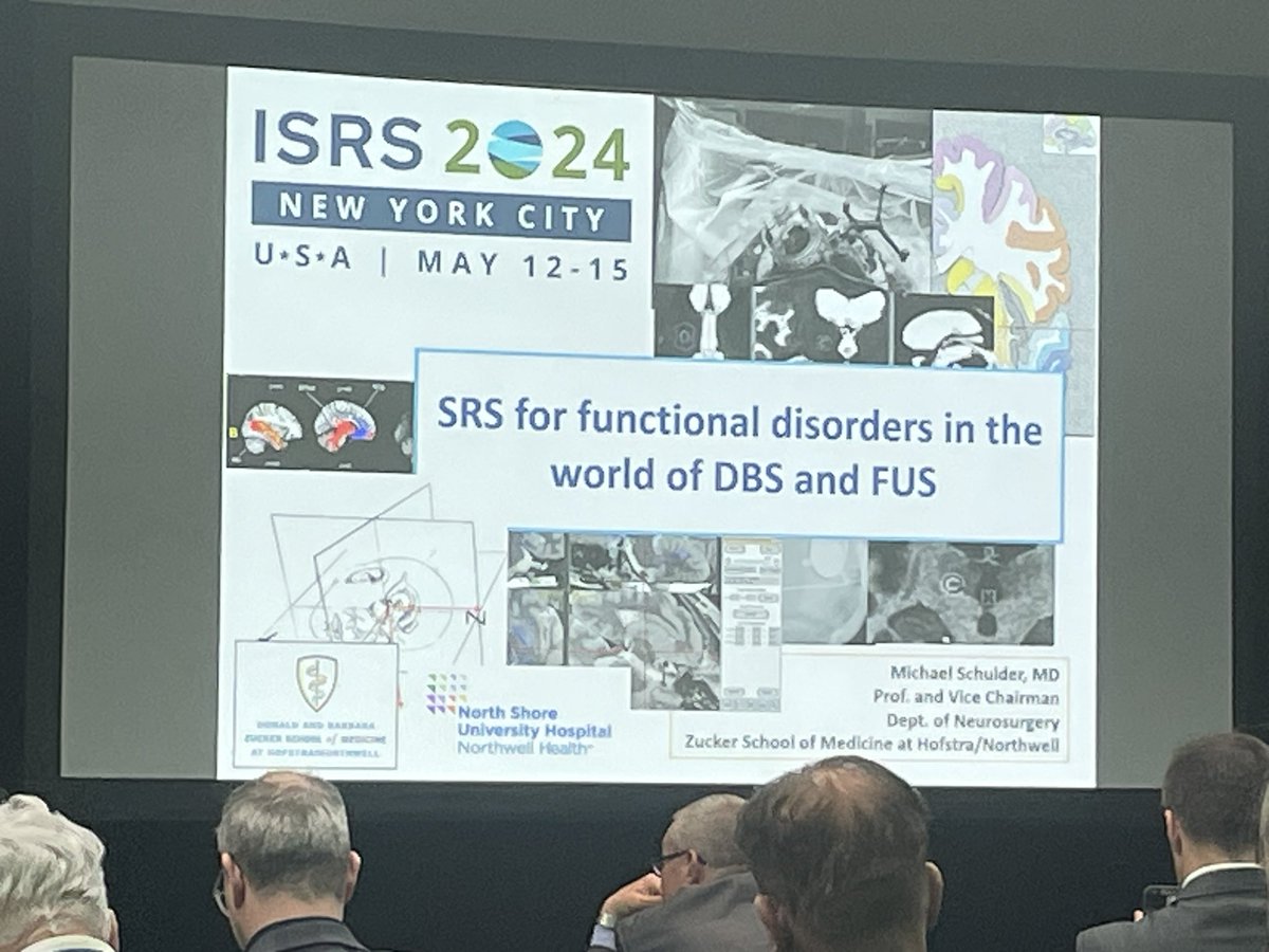 bsmayor98's tweet image. #ISRSUSA2024 was an absolute blast! We concluded with a tremendous talk by @mschulder on the historical roots and future role of stereotactic radiosurgery in functional neurosurgery. The field is growing and evolving every year! @NorthwellNsurg @GammaNyu