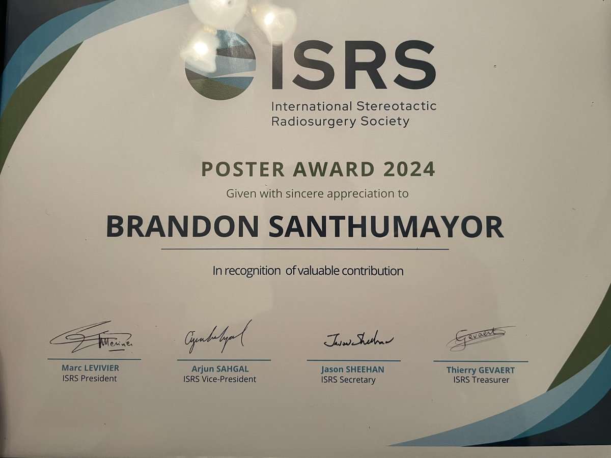 bsmayor98's tweet image. #ISRSUSA2024 was an absolute blast! We concluded with a tremendous talk by @mschulder on the historical roots and future role of stereotactic radiosurgery in functional neurosurgery. The field is growing and evolving every year! @NorthwellNsurg @GammaNyu