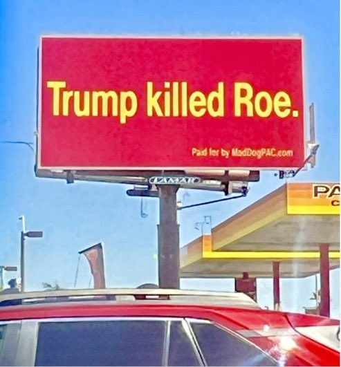 Hence our billboards…