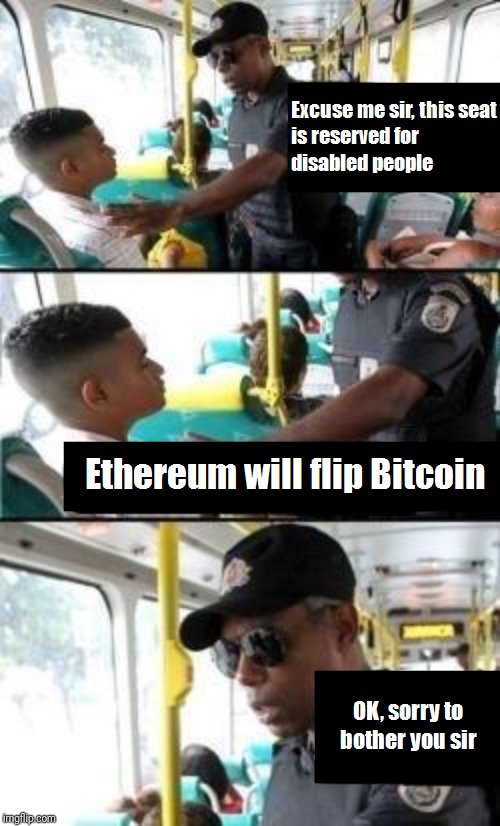 Ethereum will flip #Bitcoin