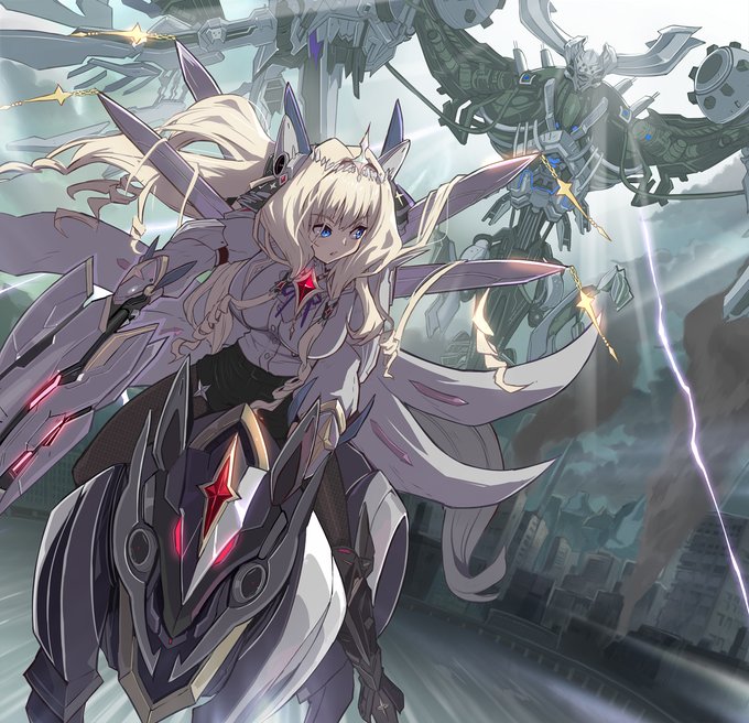 女神の騎士(Knight of the Goddess)#クラウン #トロンベ #ストームブリンガー #NIKKE #NIKKEクリエイターコンテスト #ニケ #メガニケ 